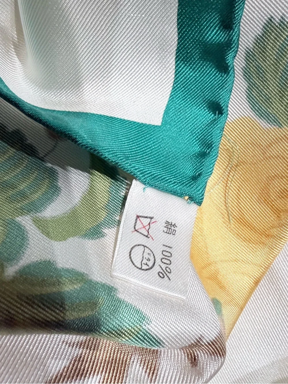 Nina Ricci Floral Silk Scarf